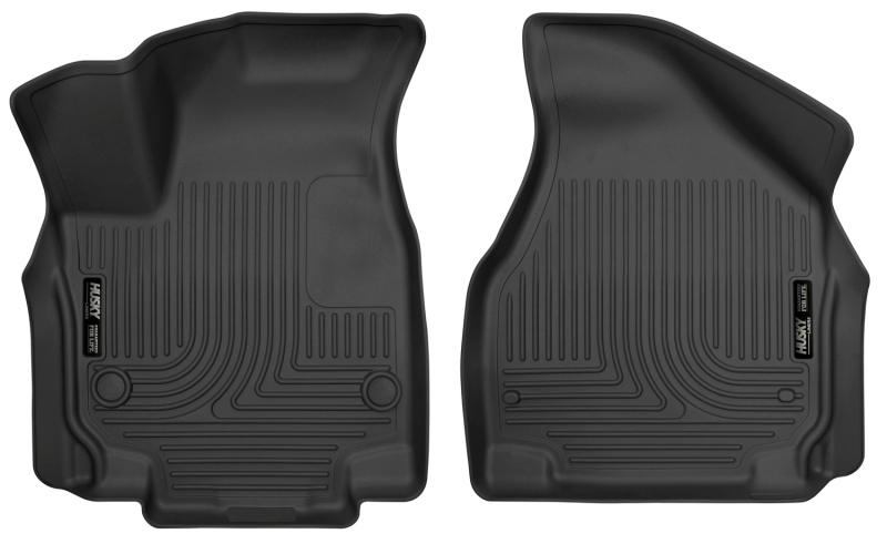 Chrysler Pacifica Floor Mats - Front - Husky Liners - X-Act Contour - Black - `17-`27
